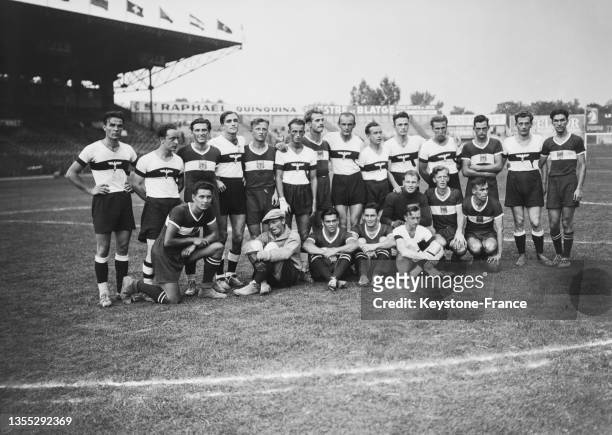 équipe de football d'Allemagne, en août 1937.