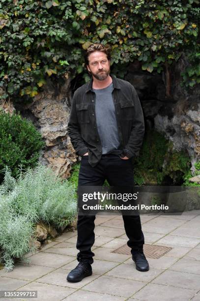 Scottish actor Gerard Butler photographed at the Hotel De Russie during the photocall of the film Geostorm. Rome , October 22nd, 2017