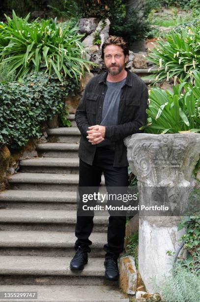 Scottish actor Gerard Butler photographed at the Hotel De Russie during the photocall of the film Geostorm. Rome , October 22nd, 2017