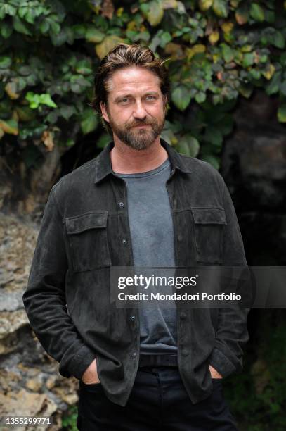 Scottish actor Gerard Butler photographed at the Hotel De Russie during the photocall of the film Geostorm. Rome , October 22nd, 2017