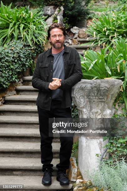 Scottish actor Gerard Butler photographed at the Hotel De Russie during the photocall of the film Geostorm. Rome , October 22nd, 2017