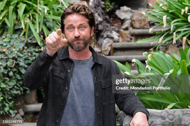 Scottish actor Gerard Butler photographed at the Hotel De Russie during the photocall of the film Geostorm. Rome , October 22nd, 2017