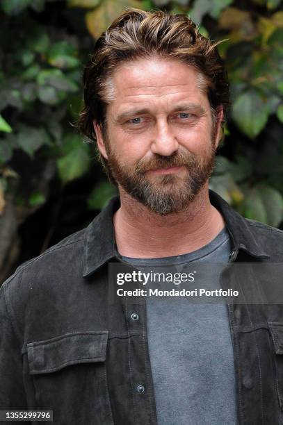 Scottish actor Gerard Butler photographed at the Hotel De Russie during the photocall of the film Geostorm. Rome , October 22nd, 2017