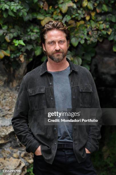 Scottish actor Gerard Butler photographed at the Hotel De Russie during the photocall of the film Geostorm. Rome , October 22nd, 2017