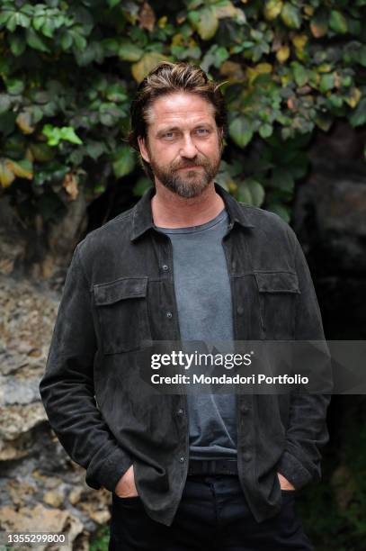 Scottish actor Gerard Butler photographed at the Hotel De Russie during the photocall of the film Geostorm. Rome , October 22nd, 2017