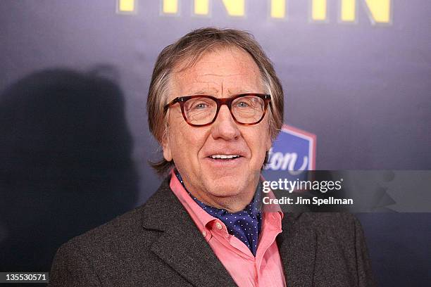 Actor Enn Reitel attends the "The Adventures of TinTin" New York premiere at the Ziegfeld Theatre on December 11, 2011 in New York City.