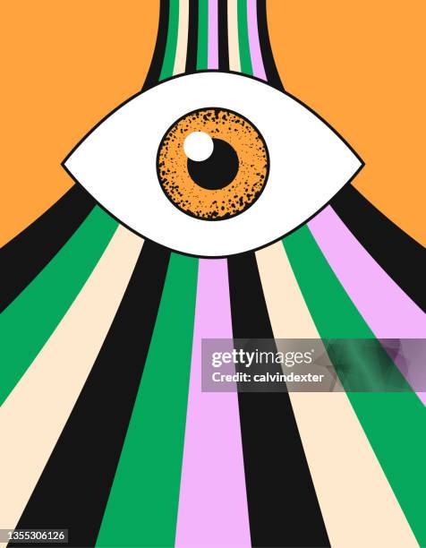 hintergrundformen und -texturen - illustration auge stock-grafiken, -clipart, -cartoons und -symbole