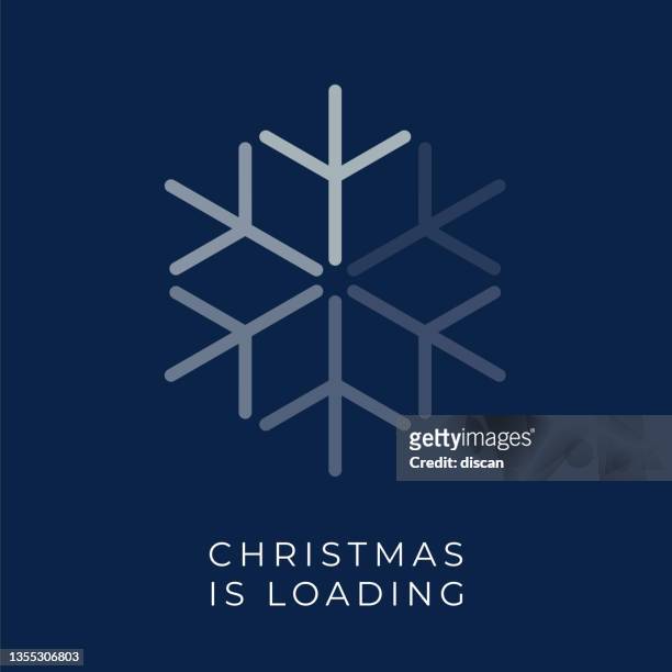 christmas is loading. - christmas countdown stock illustrations