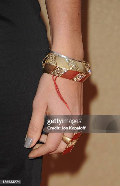 Jenna Morasca arrives at the 2011 CNN Heroes: An All-Star Tribute at The Shrine Auditorium on December 11, 2011 in Los Angeles, California.