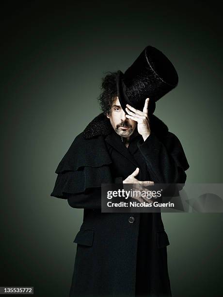 Director Tim Burton is photographed for Self Assignment on December 10, 2008 in Paris, France.