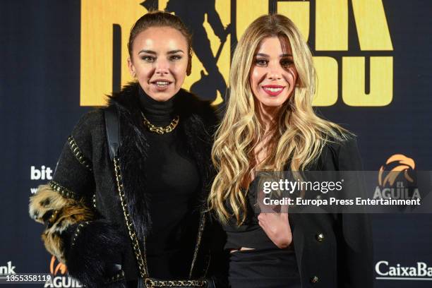 Chenoa and Natalia attend the premiere of 'We will rock you' the musical, at the Gran Teatro Principe Pio, on 24 November 2021, in Madrid, Spain. We...