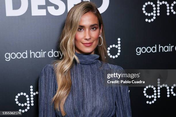 Maria Pombo attends a GHD Christmas event on November 24, 2021 in Madrid, Spain.