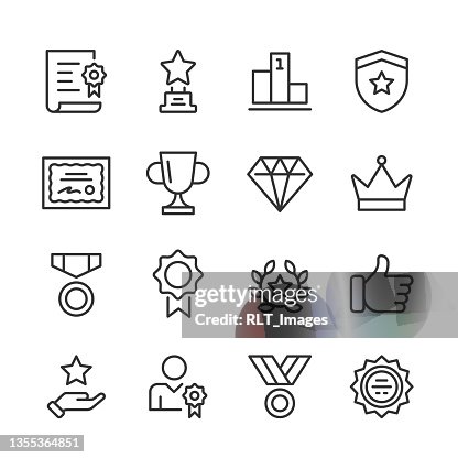 Award Icons — Monoline Series Award Icons — Monoline Series