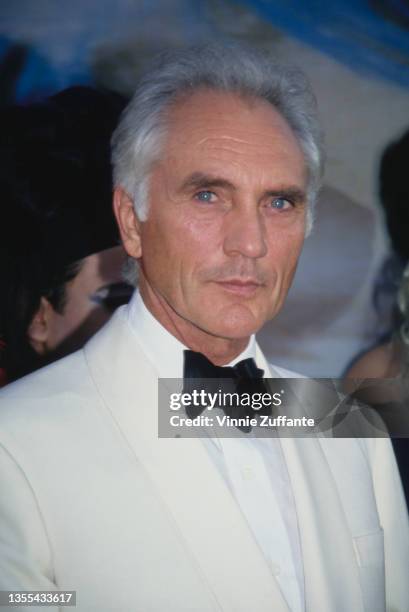 British actor Terence Stamp attends the Hollywood premiere of 'The Adventures of Priscilla, Queen of the Desert' held at the Cinerama Dome Theater in...