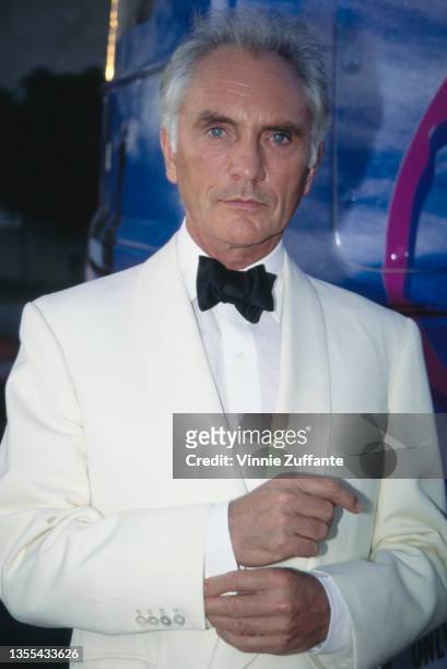 British actor Terence Stamp attends the Hollywood premiere of 'The Adventures of Priscilla, Queen of the Desert' held at the Cinerama Dome Theater in...