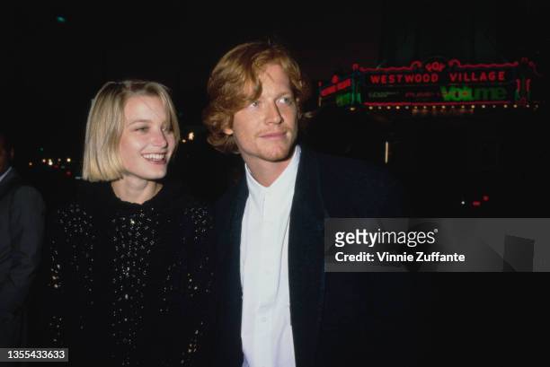 Bridget Fonda and Eric Stoltz attend the Westwood premiere of 'Goodfellas' held at the Mann Bruin Theatre in Los Angeles, California, 17th September...