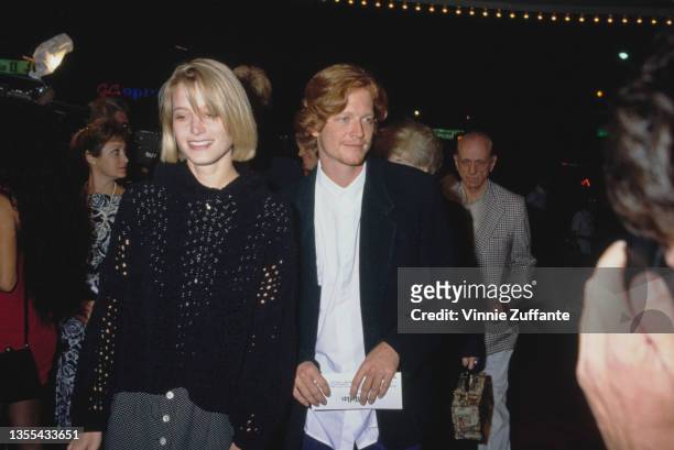 Bridget Fonda and Eric Stoltz attend the Westwood premiere of 'Goodfellas' held at the Mann Bruin Theatre in Los Angeles, California, 17th September...