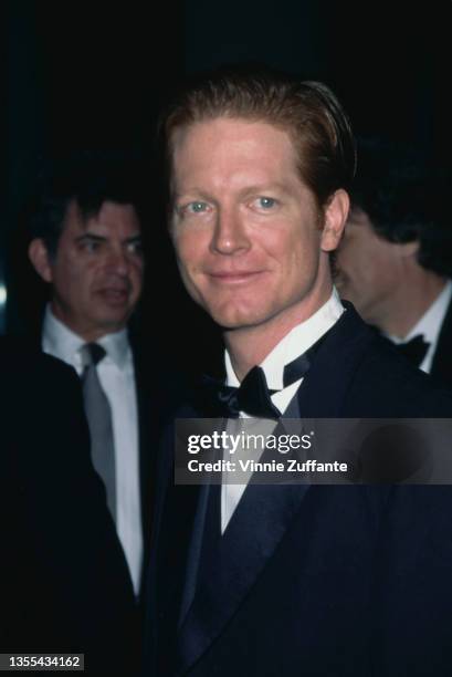 American actor Eric Stoltz, wearing a tuxedo and bow tie, attends the 51st Writers Guild of America Awards, held at the Beverly Hilton Hotel in...