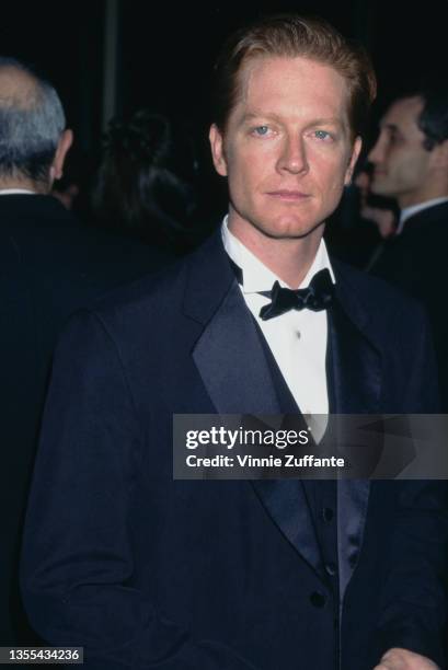 American actor Eric Stoltz, wearing a tuxedo and bow tie, attends the 51st Writers Guild of America Awards, held at the Beverly Hilton Hotel in...