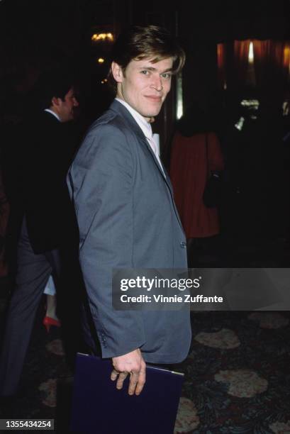 American actor Willem Dafoe attends the nominees' luncheon for 59th Academy Awards, held at the Beverly Hilton Hotel in Beverly Hills, California,...