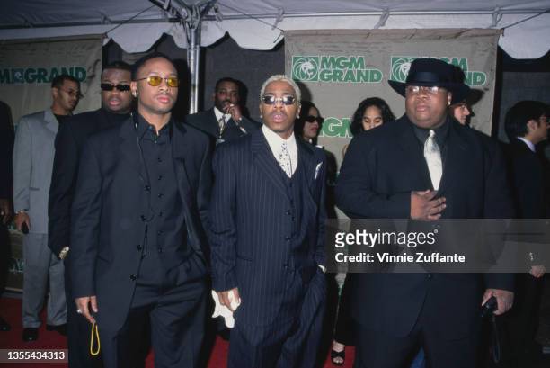 American R&B group Dru Hill attend the 9th Billboard Music Awards, held at the MGM Grand Garden Arena in Las Vegas, Nevada, 7th December 1998.
