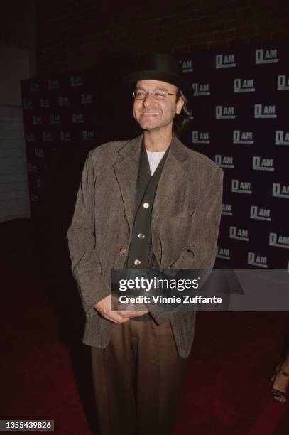 American actor Fisher Stevens attends the launch party for IAM, an entertainment industry website, held at Quixote Studios in Los Angeles,...