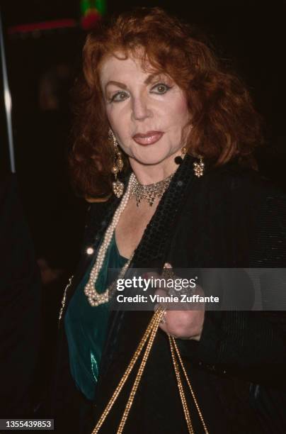 American astrologer Jackie Stallone attend the Westwood premiere of 'Get Carter', held at the Bruin Theater in Los Angeles, California, 4th October...