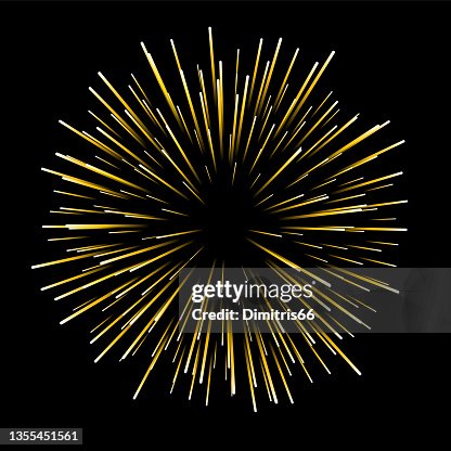 Stylised modern firework explosion Stylised modern firework explosion