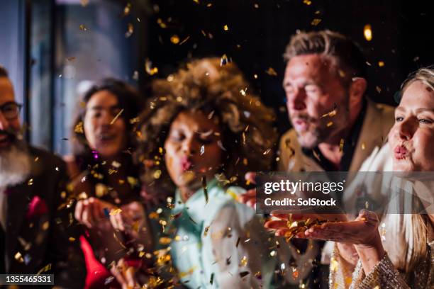 time to celebrate - christmas party stock pictures, royalty-free photos & images