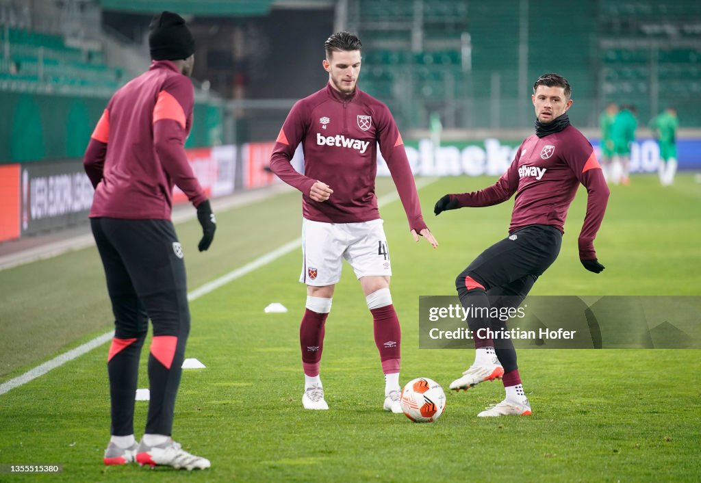 Rapid Wien v West Ham United: Group H - UEFA Europa League