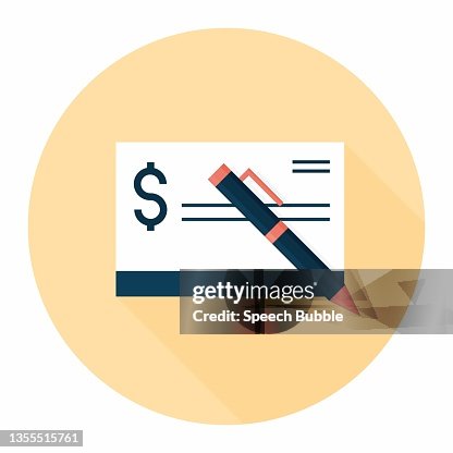 Blank Check Flat Icon Blank Check Flat Icon