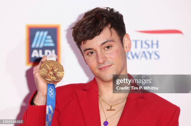 Tom Daley attends the Team GB Ball at Battersea Evolution on November 25, 2021 in London, England.