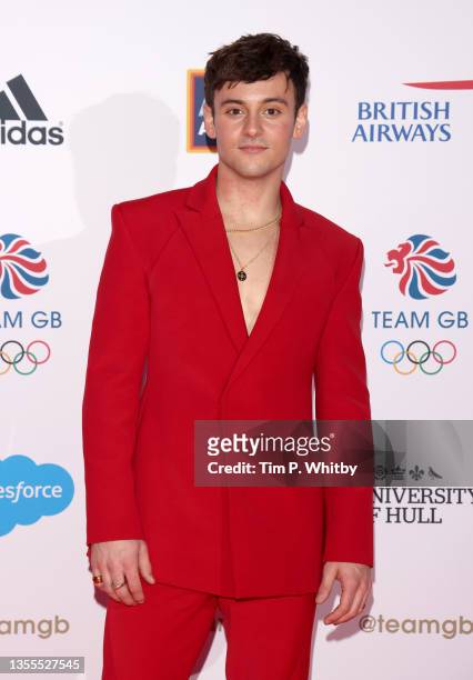 Tom Daley attends the Team GB Ball at Battersea Evolution on November 25, 2021 in London, England.