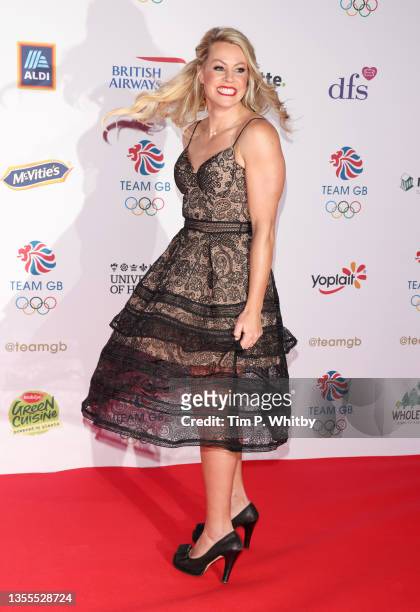 Chemmy Alcott attends the Team GB Ball at Battersea Evolution on November 25, 2021 in London, England.