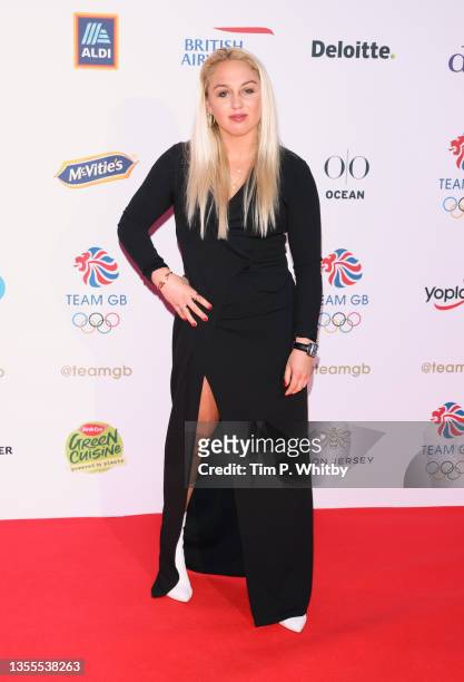 Aimee Fuller attends the Team GB Ball at Battersea Evolution on November 25, 2021 in London, England.