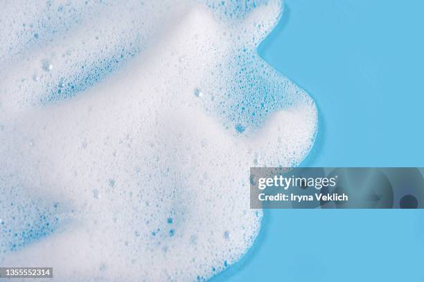 macrophotography of  beauty product foam soap. - soap bildbanksfoton och bilder