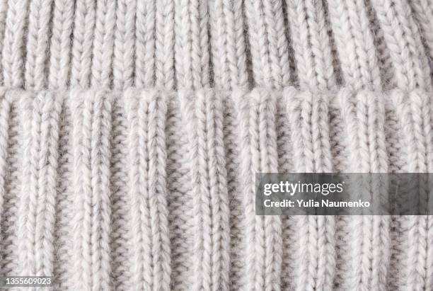 wool fabric texture. comfortable style clothing. full frame. - knitted stock-fotos und bilder