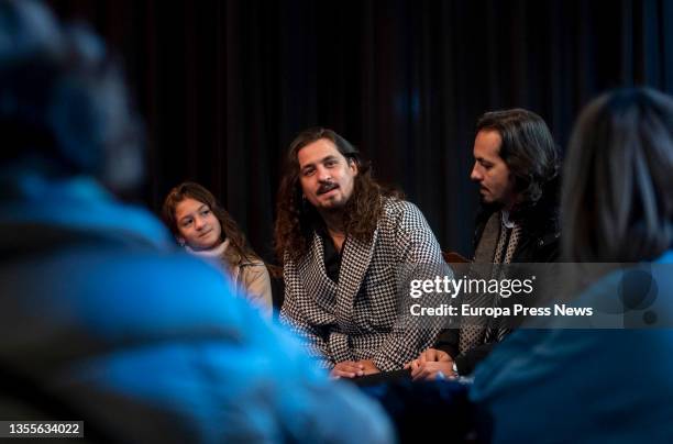 The dancer Juan Manuel Fernandez Montoya 'Farruquito' , his brother, Antonio Fernandez 'Farru' , at the presentation of 'Navidad en familia: un...