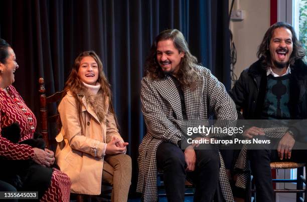 The flamenco dancer Rosario Montoya Manzano 'La Farruca'; the singer Solea, the flamenco dancer Antonio Fernandez Montoya 'Farru' and the flamenco...