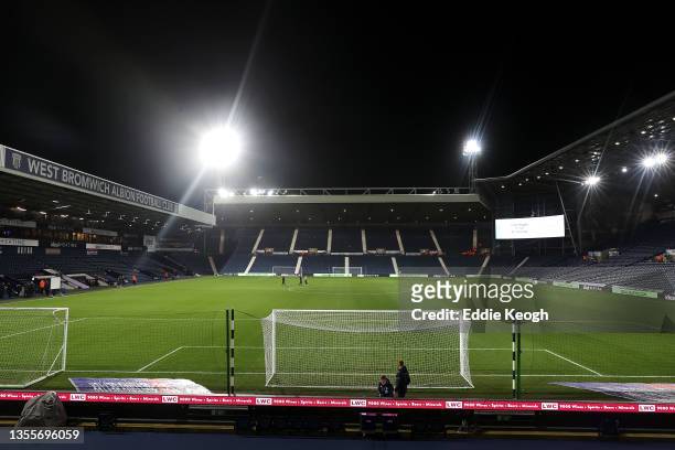 General view prior to the Sky Bet Championship match between West Bromwich Albion and Nottingham Forest at The Hawthorns on November 26, 2021 in West...