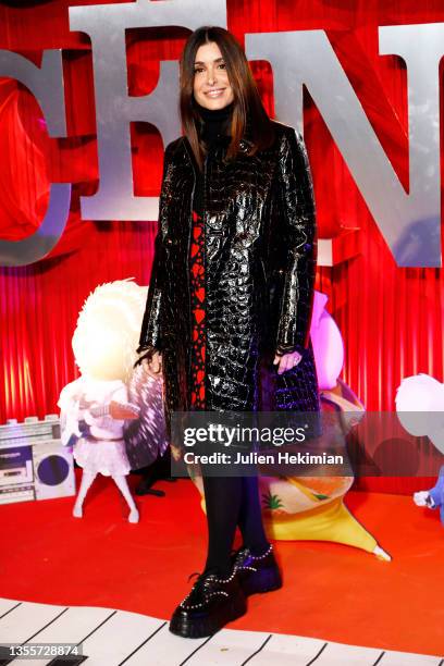 French singer Jenifer Bartoli attends the "Tous En Scenes 2 - Sing 2" premiere at Le Grand Rex on November 26, 2021 in Paris, France.