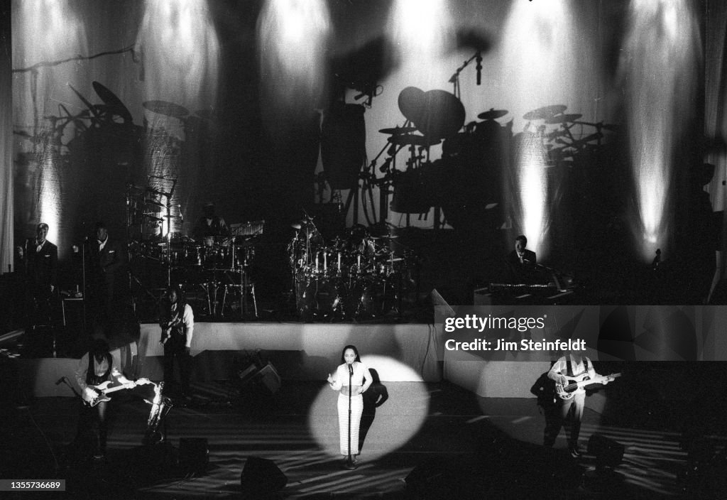 Samea Singer Singer Sade performs at Northrup Auditorium in Minneapolis, Minnesota ...
