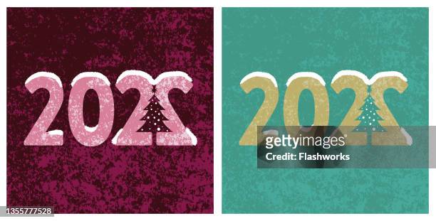 ilustraciones, imágenes clip art, dibujos animados e iconos de stock de ilustración año nuevo 2022 - nieuwjaar