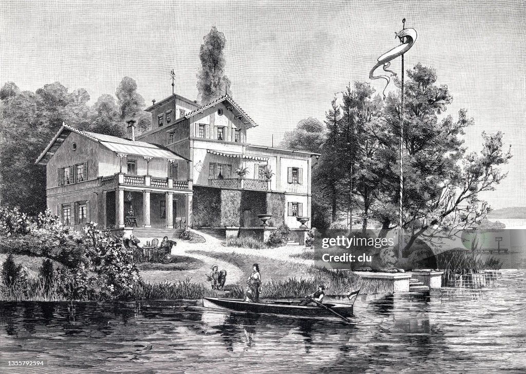 Villa Ebers in Tutzing, Lake Starnberg