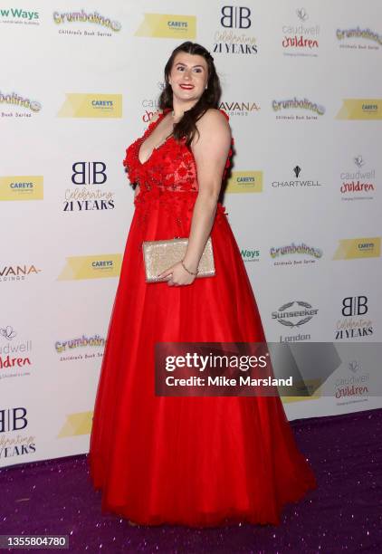 Hollie Arnold attends the Caudwell Children Butterfly Ball at The Roundhouse on November 26, 2021 in London, England.