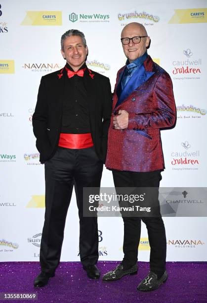 Alfie Best and John Caudwell attend the Caudwell Children Butterfly Ball at The Roundhouse on November 26, 2021 in London, England.