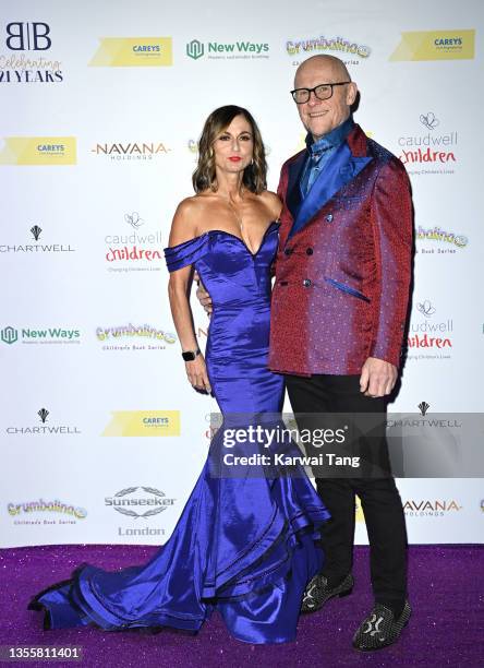 Trudi Beswick and John Caudwell attend the Caudwell Children Butterfly Ball at The Roundhouse on November 26, 2021 in London, England.