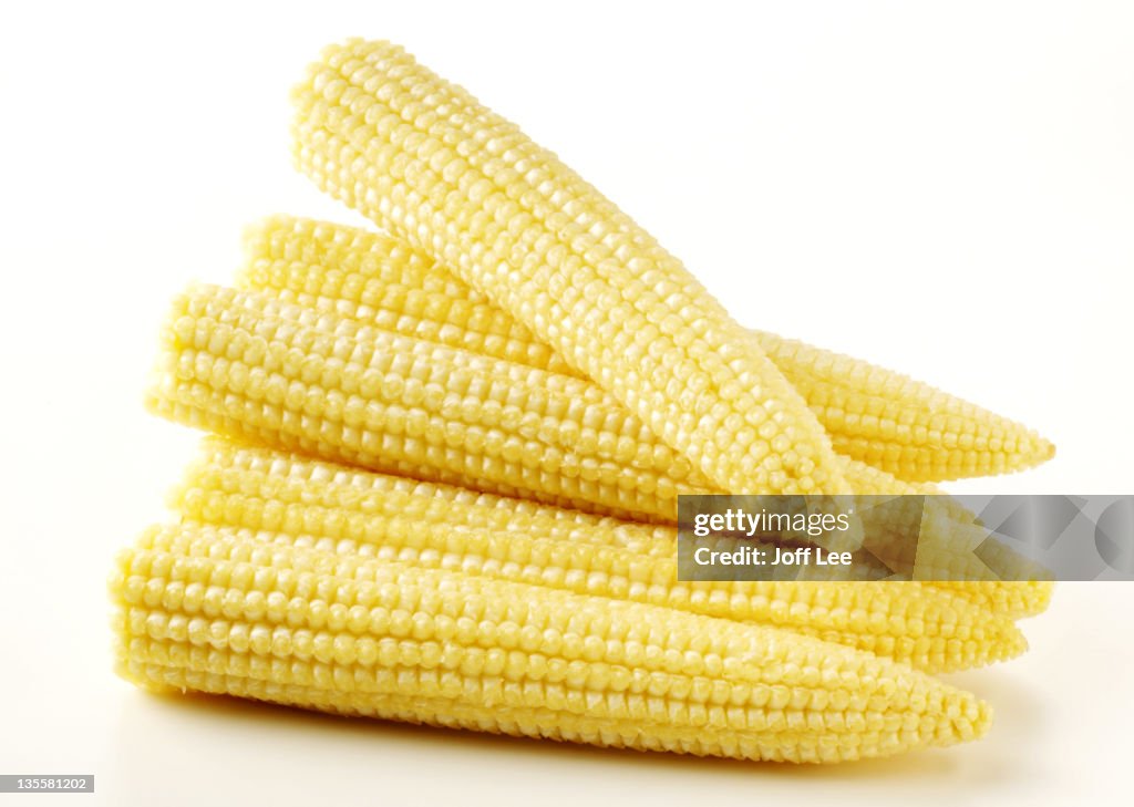 Sweetcorn High Resolution Raw Baby Sweetcorn High-Res Stock Photo - Getty Images