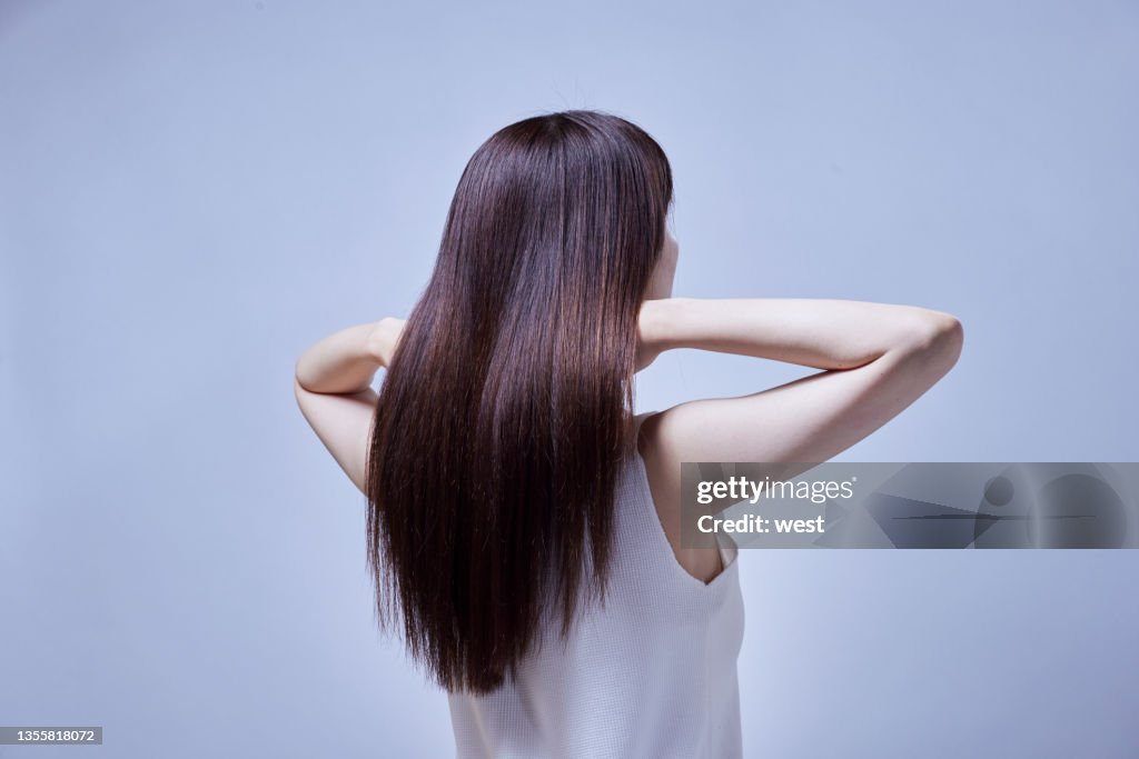 Haarbild junger japanischer Frauen