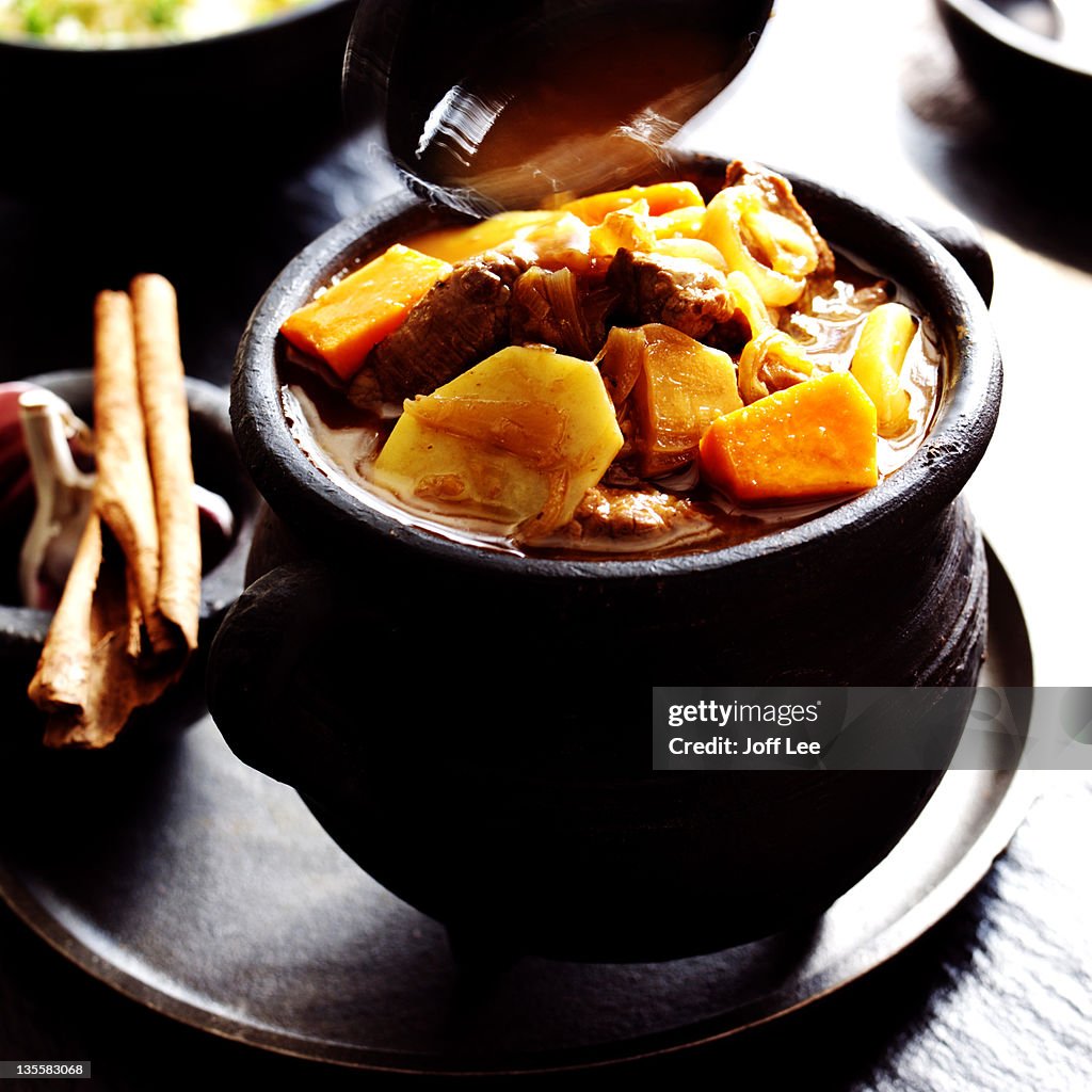 Lamb and butternut squash stew